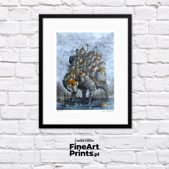 Roch Urbaniak, "Ostatni Wędrowiec". Get a collector's giclée print. In our offer you will find art prints and reproductions of contemporary art paintings. Available only at Fine Art Prints!