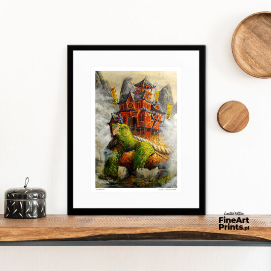 Roch Urbaniak, "Kaiju". Get a collector's giclée print. In our offer you will find art prints and reproductions of contemporary art paintings. Available only at Fine Art Prints!