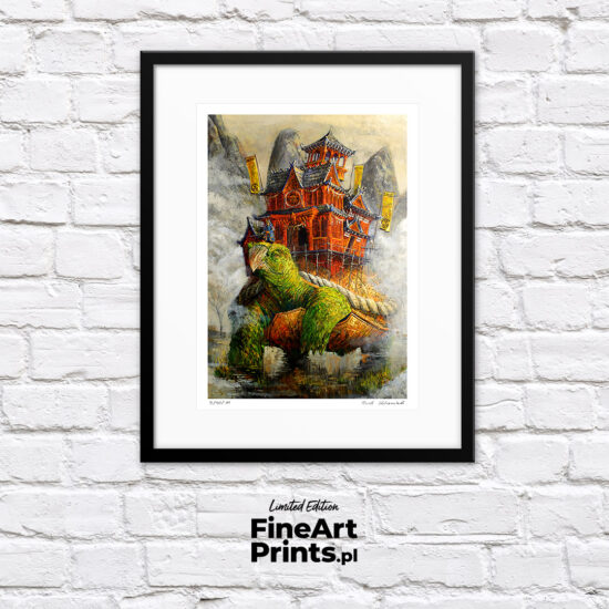Roch Urbaniak, "Kaiju". Get a collector's giclée print. In our offer you will find art prints and reproductions of contemporary art paintings. Available only at Fine Art Prints!