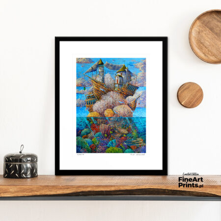 Roch Urbaniak, "Castaway". Get a collector's giclée print. In our offer you will find art prints and reproductions of contemporary art paintings. Available only at Fine Art Prints!
