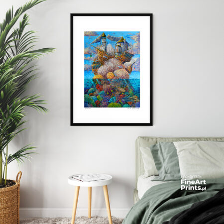 Roch Urbaniak, "Castaway". Get a collector's giclée print. In our offer you will find art prints and reproductions of contemporary art paintings. Available only at Fine Art Prints!