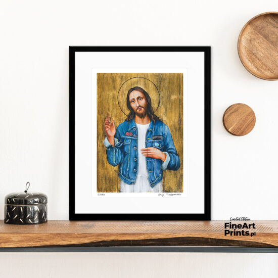 Borys Fiodorowicz, "Jesus Christ. Superstar". Get a collector's giclée print. In our offer you will find art prints and reproductions of contemporary art paintings. Available only at Fine Art Prints!