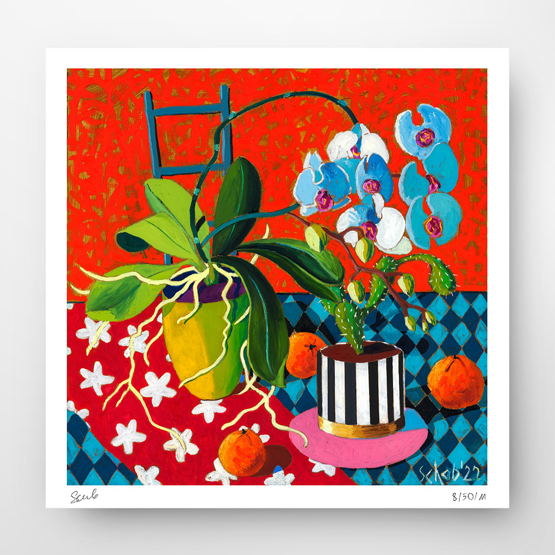 David Schab, “Still life with orchid flower”. Kup kolekcjonerską inkografię (giclée). W naszej ofercie znajdziesz wydruki artystyczne oraz reprodukcje obrazów sztuki współczesnej. Dostępne tylko w Fine Art Prints.
