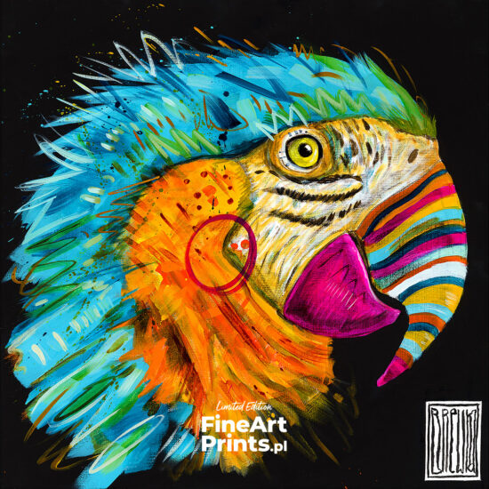 Wojciech Brewka, “Parrot”. Buy collector's giclée print. In our offer you will find art prints and reproductions of contemporary art paintings. Available only at Fine Art Prints!