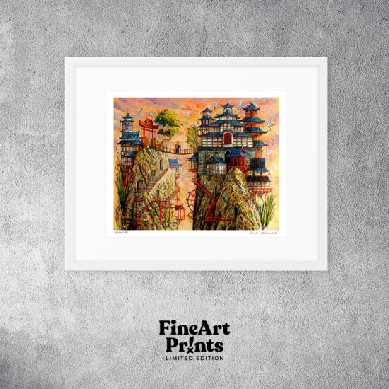 Roch Urbaniak "Yamatai". Buy collector's giclée print. In our offer you will find art prints and reproductions of contemporary art paintings. Available only at Fine Art Prints!