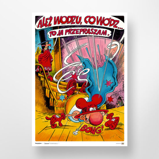 Collector's poster "I'll Tell You a Joke" from Tadeusz Baranowski's comic.