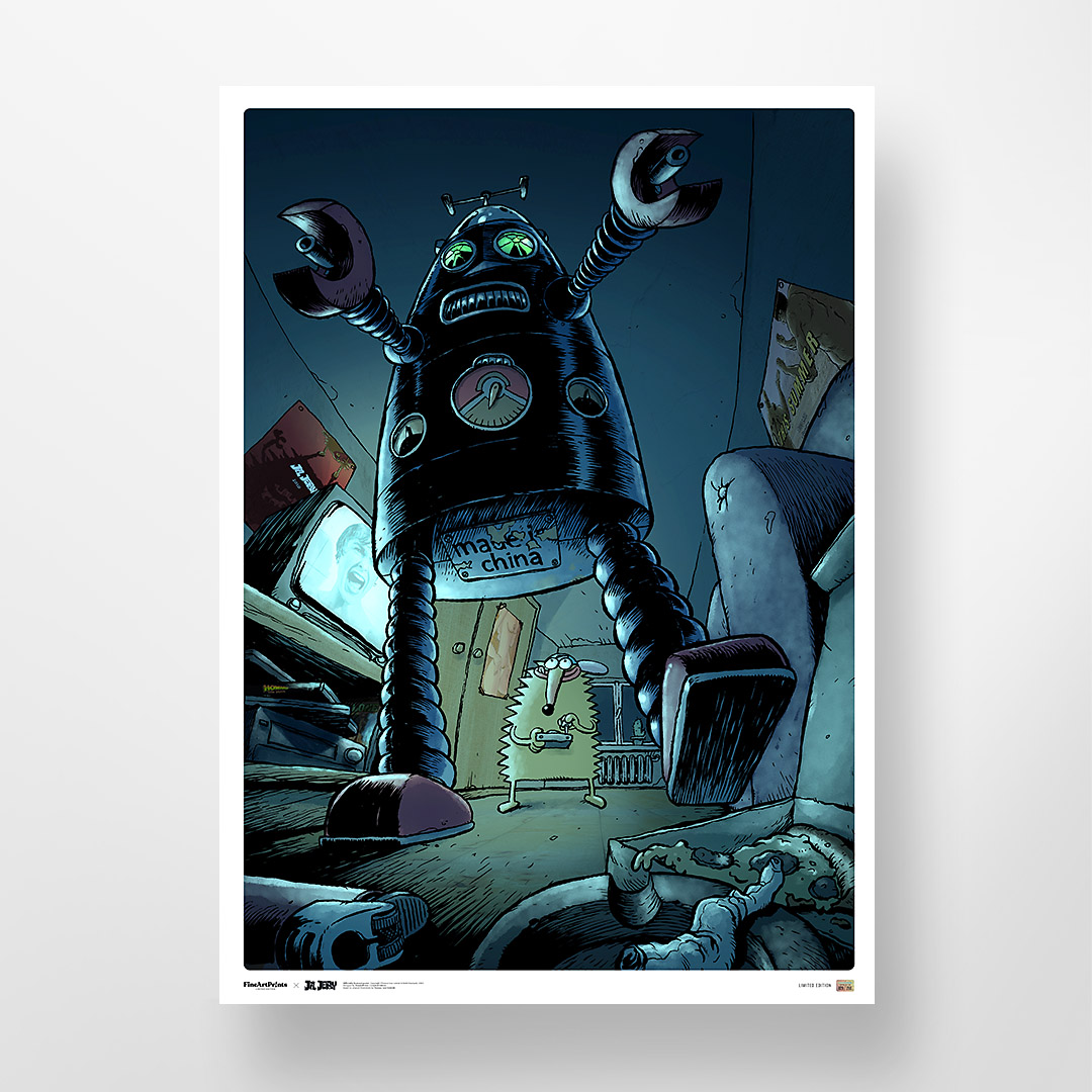 Kolekcjonerski plakat z komiksu Jeż Jerzy - "Mr. Robot"