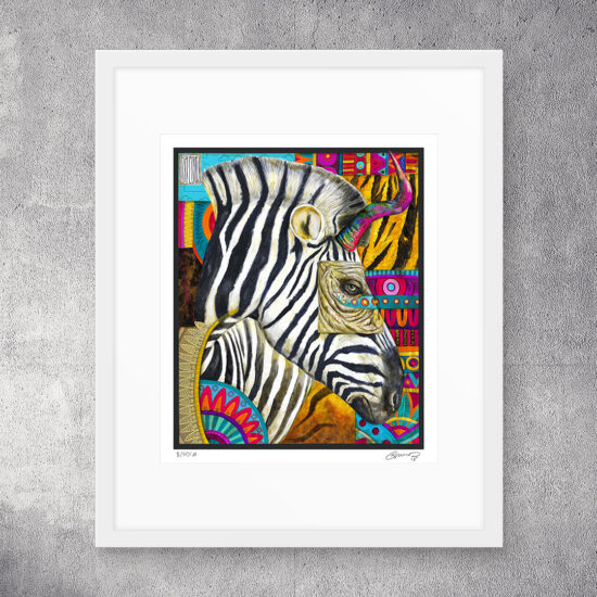 “Bastard-Zebra”, Wojciech Brewka. Collector's giclée print